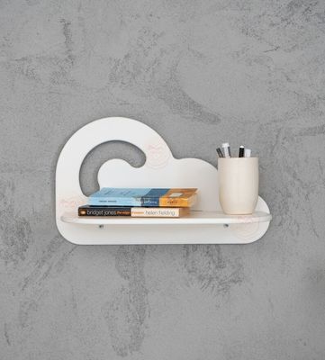 Huishoudelijke apparatuur Kinderen Speelgoedopslag Preppy Kamer Decor Wolkvorm Kleuter Drijvende planken Brandend