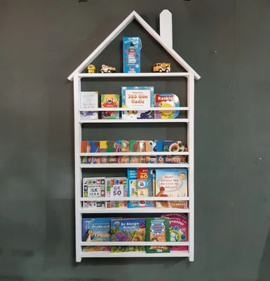 202406 Baby boekenkast Houten wand Montessori Solid Wood Kinderdagverblijf Wandrek Op maat