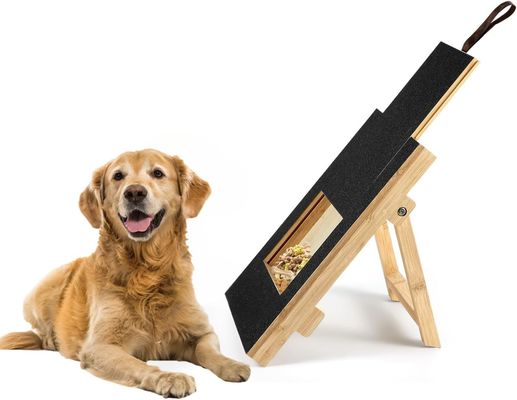 Huishoudelijke houten nagelverzorgingspad voor honden met snackbox Gratis monsterkosten