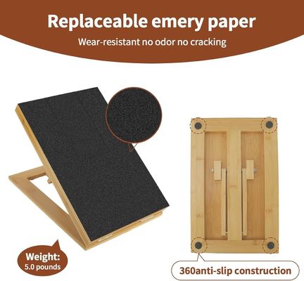 Cat/Dog Scratch Pad met afneembare deksel en verstelbare nagelfilet in verschillende hoek