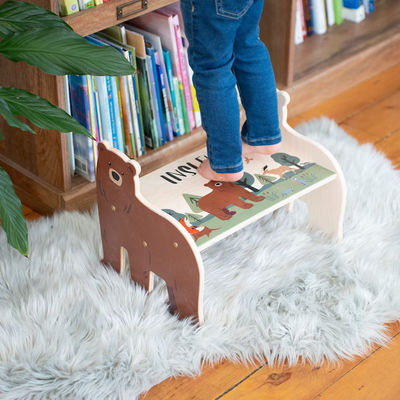 Gratis Voorbeeld Moderne Design Paasgeschenk Kinderen Beer Stap Stoel voor Kinderen