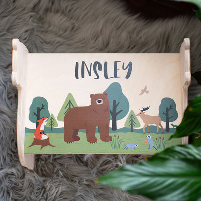 Gratis Voorbeeld Moderne Design Paasgeschenk Kinderen Beer Stap Stoel voor Kinderen