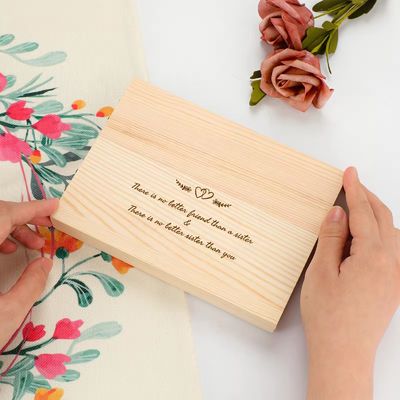 Kleuren Printmethode Op maat gemaakt massief houten fotoraam voor een eenvoudig tafeldisplay