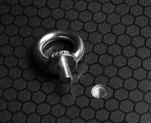 Hoge hoeveelheid rubberband trainingsplatform met aangepast logo en houten