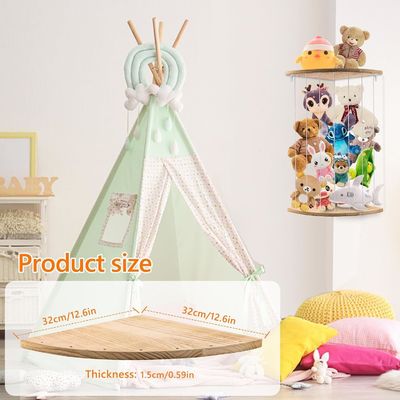 Schap Speelgoedopslag voor kleuterspeelkamer Gevulde dierenhoek organisator