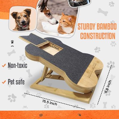 Hondennagelskrabbelbord met traktatie doos botvormig hondenkrabbelpad voor nagelpootjes OEM