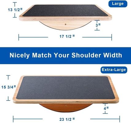 22.9 x 1.5 x 11.9 cm Custom Houten Balansbord voor kantoor Wobble Boards en Fitness