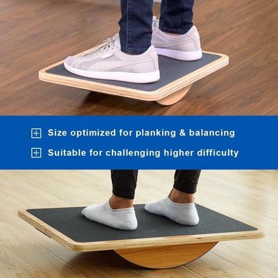 22.9 x 1.5 x 11.9 cm Custom Houten Balansbord voor kantoor Wobble Boards en Fitness