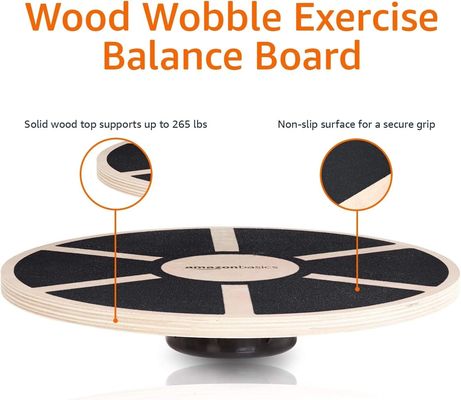 Basics Hout Wobble Exercise Balance Board 22,9 x 1,5 x 11,9 cm Interieurhuisversiering