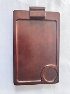 360 draaiende armtafel voor acacia houten bank armsteunbak op houten zijtafels