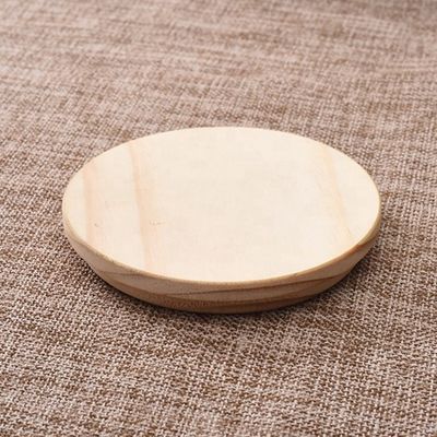 Makkelijk open eind houten ronde pot met deksels kleur en aangepast logo