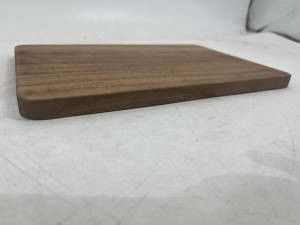 Gepersonaliseerd logo Acceptabele walnoothout snijplank voor milieuvriendelijk natuurlijk materiaal