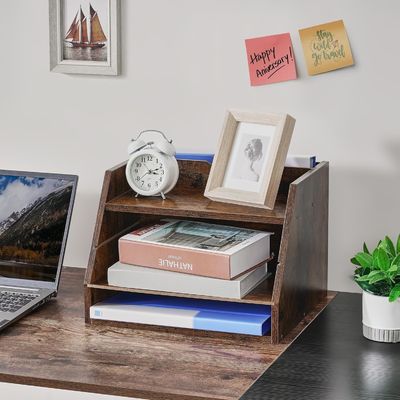 Verstelbare schappen Houten bestandsorganisator Schap voor ruimtebesparing en organisatie