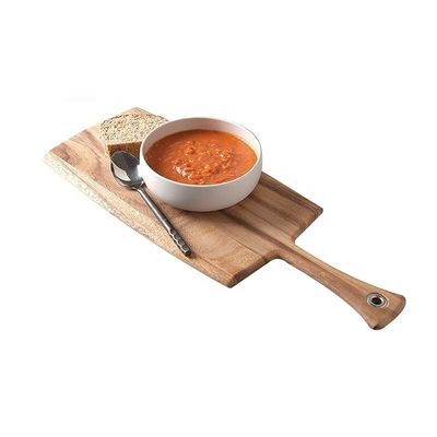 Houten olijfolie hakplaat voor draagbaar brood kaas snijden 8 x 20,5 x 0,5 inch