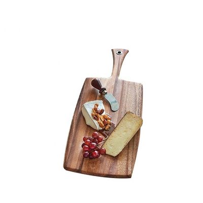 Houten olijfolie hakplaat voor draagbaar brood kaas snijden 8 x 20,5 x 0,5 inch