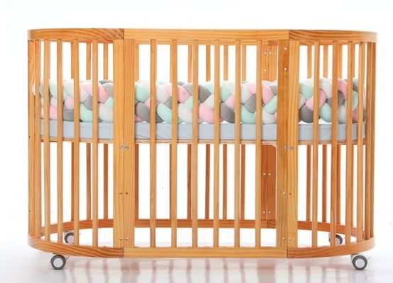 Geschenk ambacht industrieel massief hout kinderbedden cabriolet peuter slaapbed swing schommeling