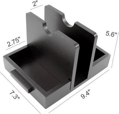 2024 Design American Style Houten Servettenhouder voor tafel om zout- en peperschaakers op te slaan