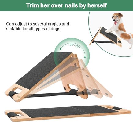 Vreesvrije nagelverzorging voor honden Ruimtebesparende schraapblok met aangepast logo en verstelbaar ontwerp