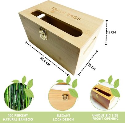 Classificatie Niet-opvouwbare balustrade bamboe zakverdeler voor vuilniszakken