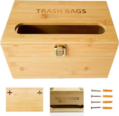 Classificatie Niet-opvouwbare balustrade bamboe zakverdeler voor vuilniszakken