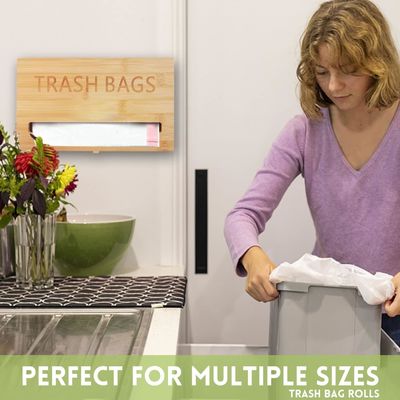 Classificatie Niet-opvouwbare balustrade bamboe zakverdeler voor vuilniszakken