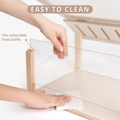 Horlogekist Custom Hamster Hideout Hout Huisdiermeubelen Speelhuis Solid Patroon voor kleine huisdieren