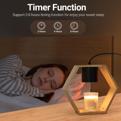 Moderne rustieke bruine houten pilaar kaarshouders voor huisversiering 3D x 9"W x 22"H