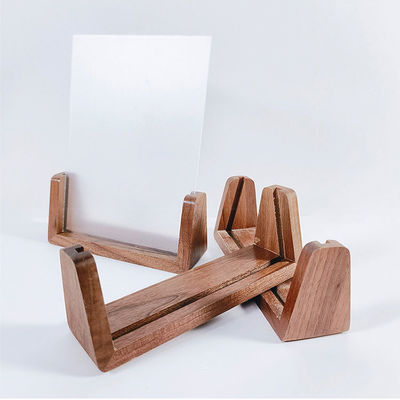 U-vormig beeldraam van massief hout Beech kalender stand Bracket Decoratie Houten kalenderbasis