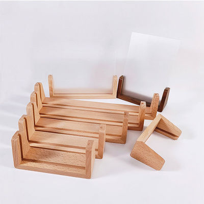 U-vormig beeldraam van massief hout Beech kalender stand Bracket Decoratie Houten kalenderbasis