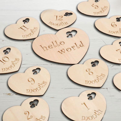 Baby maandelijkse mijlpaal kaarten 13 stukjes pasgeboren cadeau set voor het eerste jaar groei rekwisieten