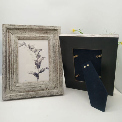 Houten beeldframes 4 " 6 " 7 " in custom rustieke stijl met hand gesneden met gewone kleur