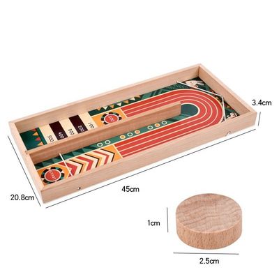 Lasergrave Printing Multi-Color Fast Sling Puck Game Shot Toy voor educatief spel
