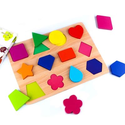 Voorbeeld Gratis Houten alfabet en getallen puzzels voor educatieve ontwikkeling