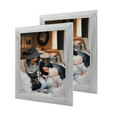 Shabby Chic Houten Foto Frame Sets met Customized Rustieke Muur Art Decoratie