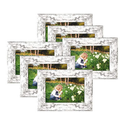 Home Decor Grote wanddecoratie IJzeren fotoraam met op maat gedrukte houten