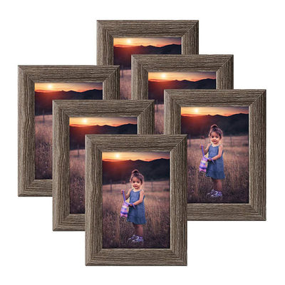 Home Decor Grote wanddecoratie IJzeren fotoraam met op maat gedrukte houten