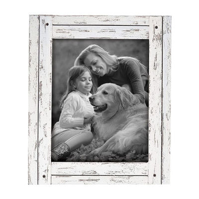 Rustieke houten muur gemonteerd of tafel-top stand vrijheid assortiment frame in maat