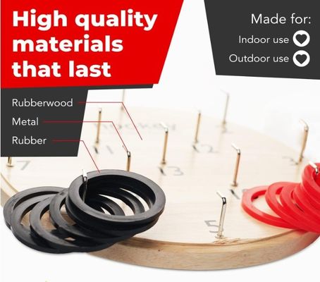 Buiten plezier voor volwassenen en kinderen Custom Ring Toss Game Perfecte feest Entertainment