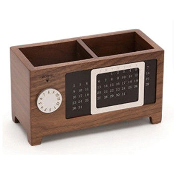 17X7.2X9.6cm Houten penhouder Adventskalender Doos Hou je schoolbenodigdheden georganiseerd