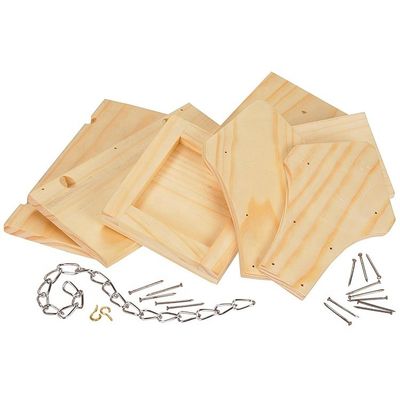 Gepersonaliseerde kleine schattig buitenversiering duiven vogelhuis alle seizoenen houten voeder