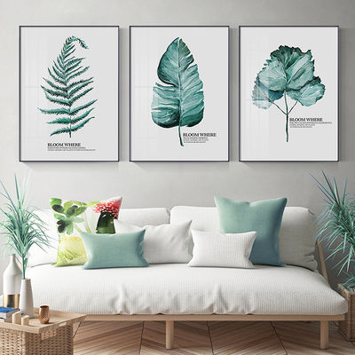 Moderne design Zwart houten MDF fotoraam Set voor woningversiering