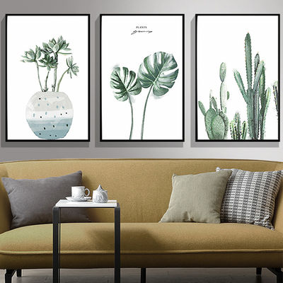 Moderne design Zwart houten MDF fotoraam Set voor woningversiering