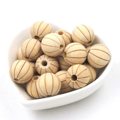 Eco-vriendelijke massief houten kralen voor zelfstandig hartketting en armbanden