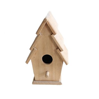 Gepersonaliseerde adembenemende kleine houten vogelhuis voor praktische vogelhuisjes