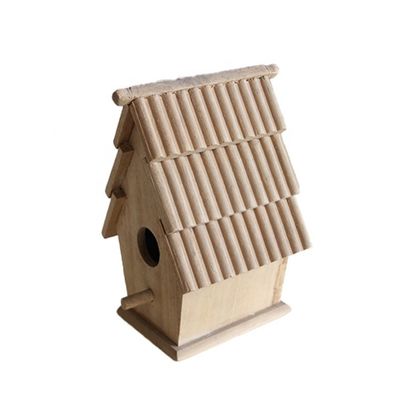 Gepersonaliseerde adembenemende kleine houten vogelhuis voor praktische vogelhuisjes