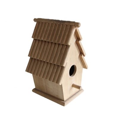 Gepersonaliseerde adembenemende kleine houten vogelhuis voor praktische vogelhuisjes