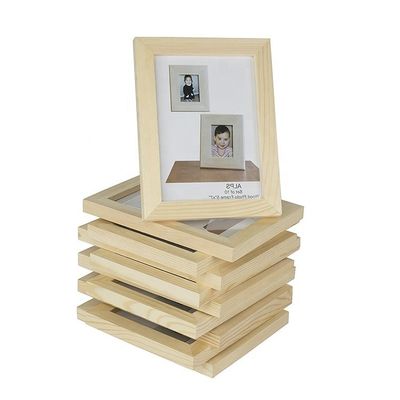2021 Eco-vriendelijk houten fotoraam in Noorse rustieke stijl Perfect voor elke kamer
