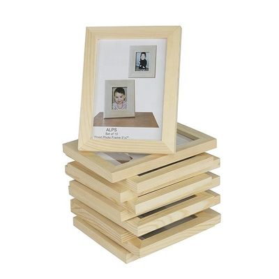 2021 Eco-vriendelijk houten fotoraam in Noorse rustieke stijl Perfect voor elke kamer