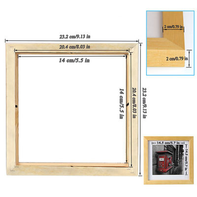 Plain Color Houten Foto Frame Onvoltooide Pine voor Custom Kleur Foto Frame