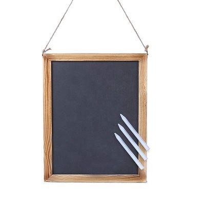 Moderne stijl krijt Blackboard Hanging Menu Houten Plain Color Pine Hout voor koffiewinkels
